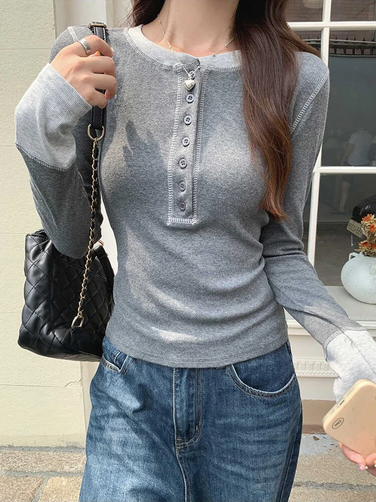 T-Shirts - تي شيرت Y2K بتصميم مرقع 2025،