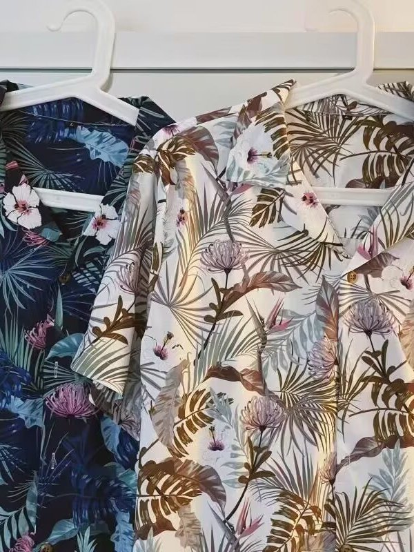 قميص تايلاندي عتيق الطراز بنقش - مراجعة Vintage Hawaiian Floral Shirt وسعره
