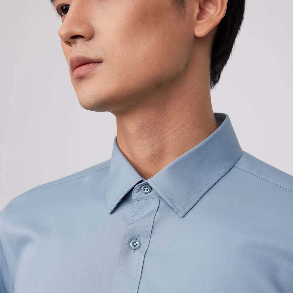قميص رجالي رسمي غير قابل للكي، - مراجعة Breathable Bamboo Fiber Shirt Non Iron وسعره