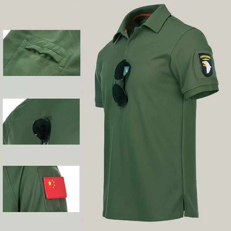 الرجال الرياضة الصيف العسكرية  - مراجعة Tactical Military Shirt Cargo وسعره
