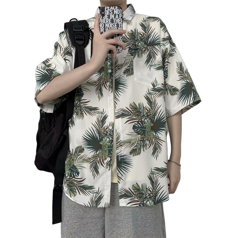 الرجال هاواي الرجعية طباعة الأ - مراجعة Vintage Hawaiian Floral Shirt وسعره