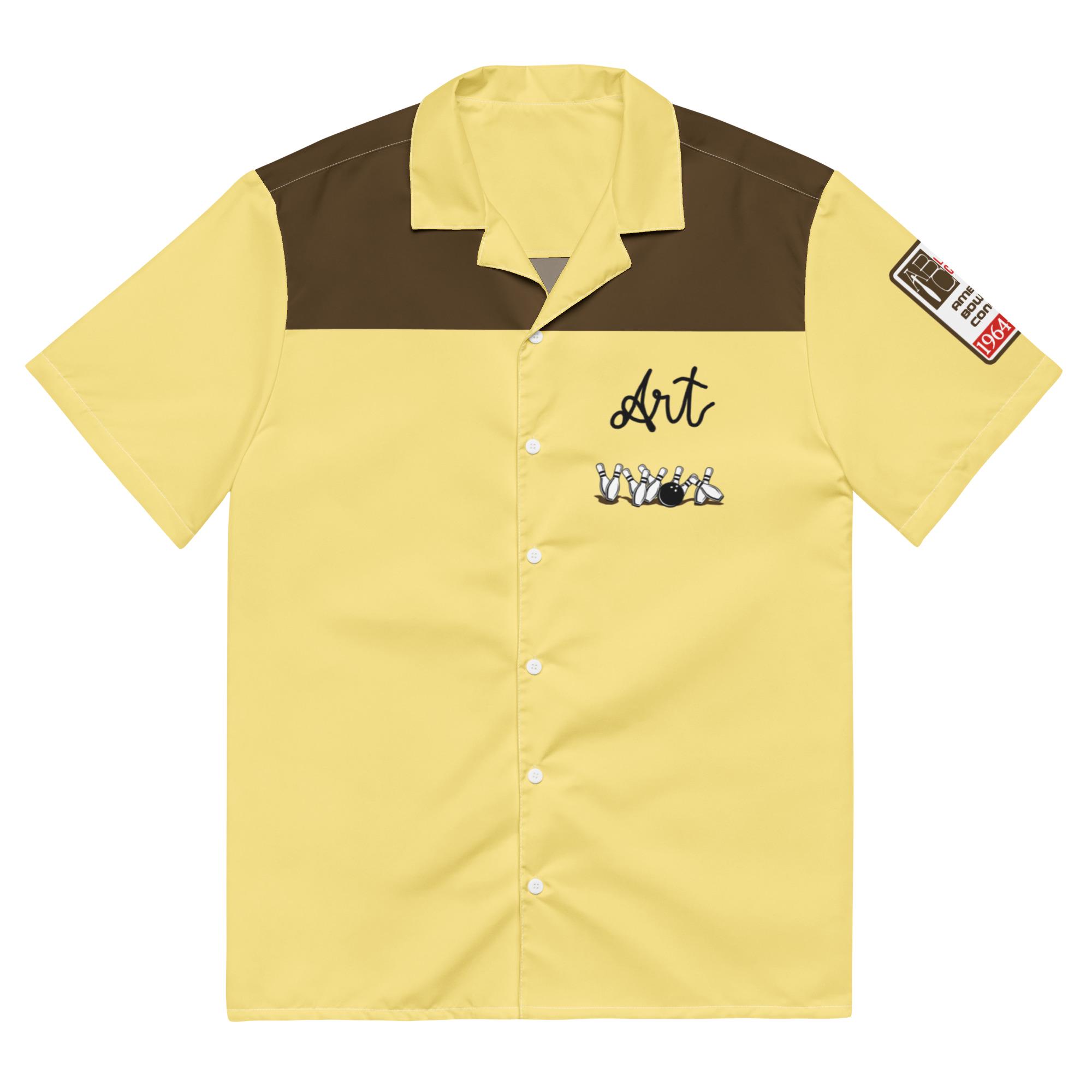 قميص بولينج بأزرار سفلية لفيلم - مراجعة Short Sleeve Bowling Shirt Retro وسعره