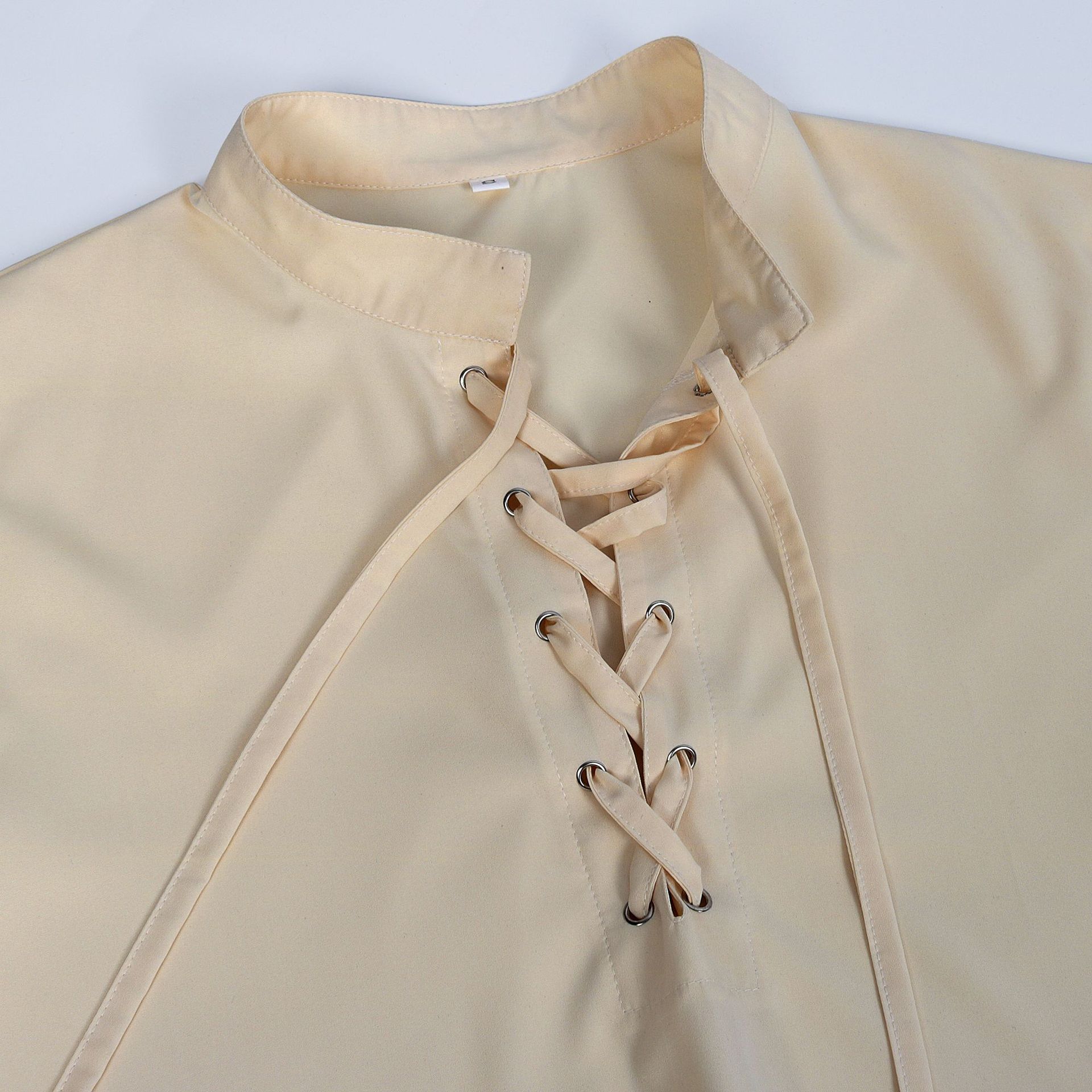 قميص رجالي من العصور الوسطى مع - مراجعة Medieval Gothic Lace Up Pirate Shirt وسعره