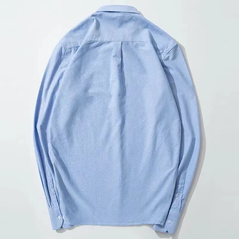 S-6XL قمصان أكسفورد للرجال كم  - مراجعة Oxford Cotton Casual Shirt Business وسعره
