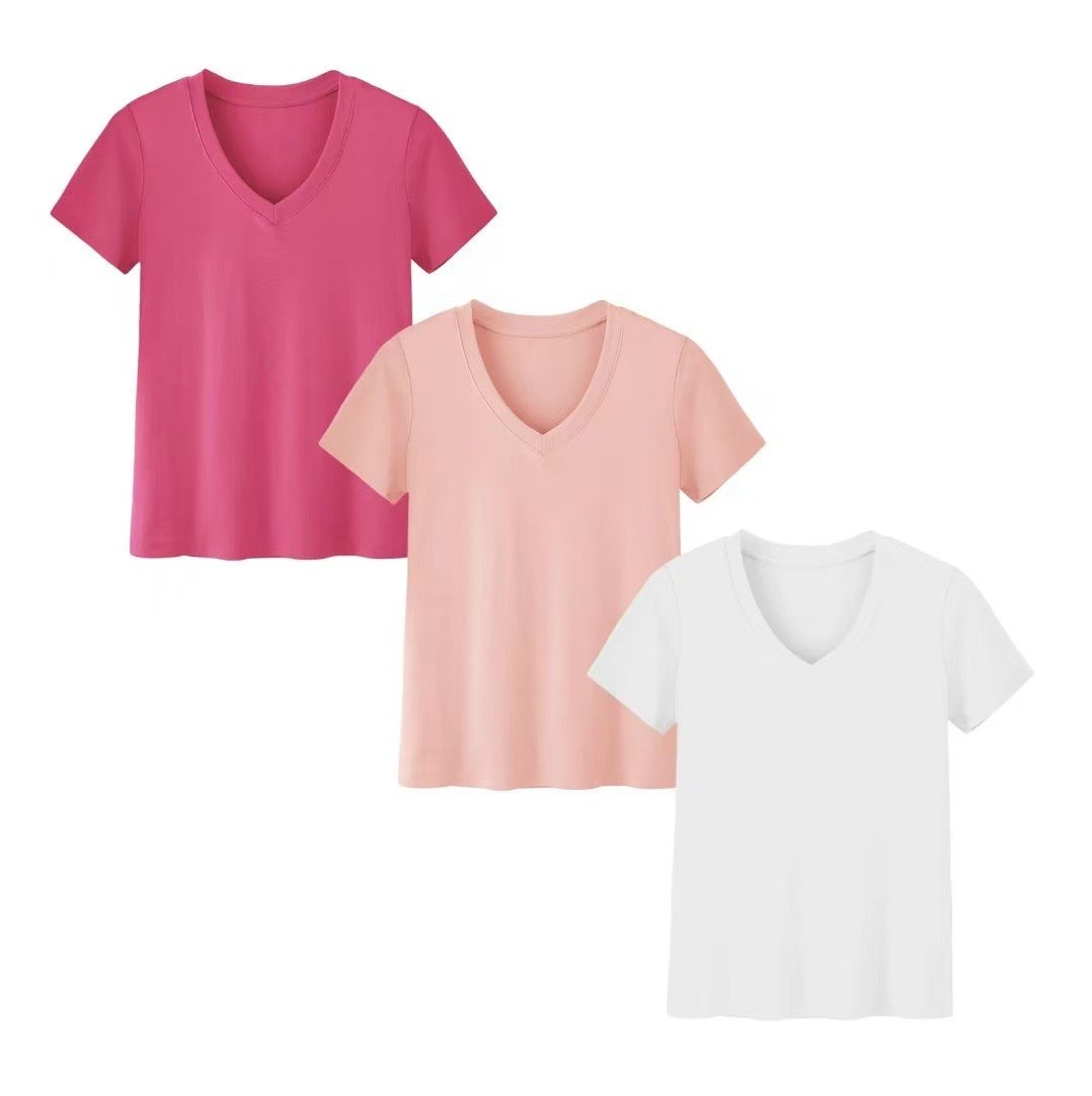 طقم نسائي كاجوال برقبة عالية و - مراجعة T-Shirts وسعره