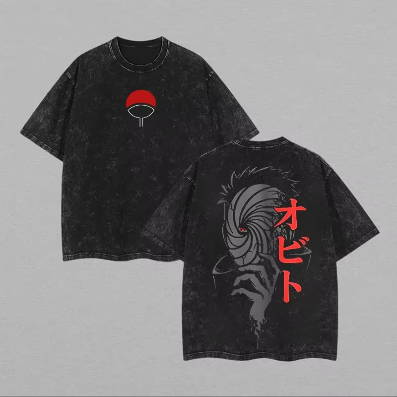 تي شيرت رجالي بتصميم ناروتو أو - مراجعة Acid Wash Vintage Graphic T Shirt وسعره
