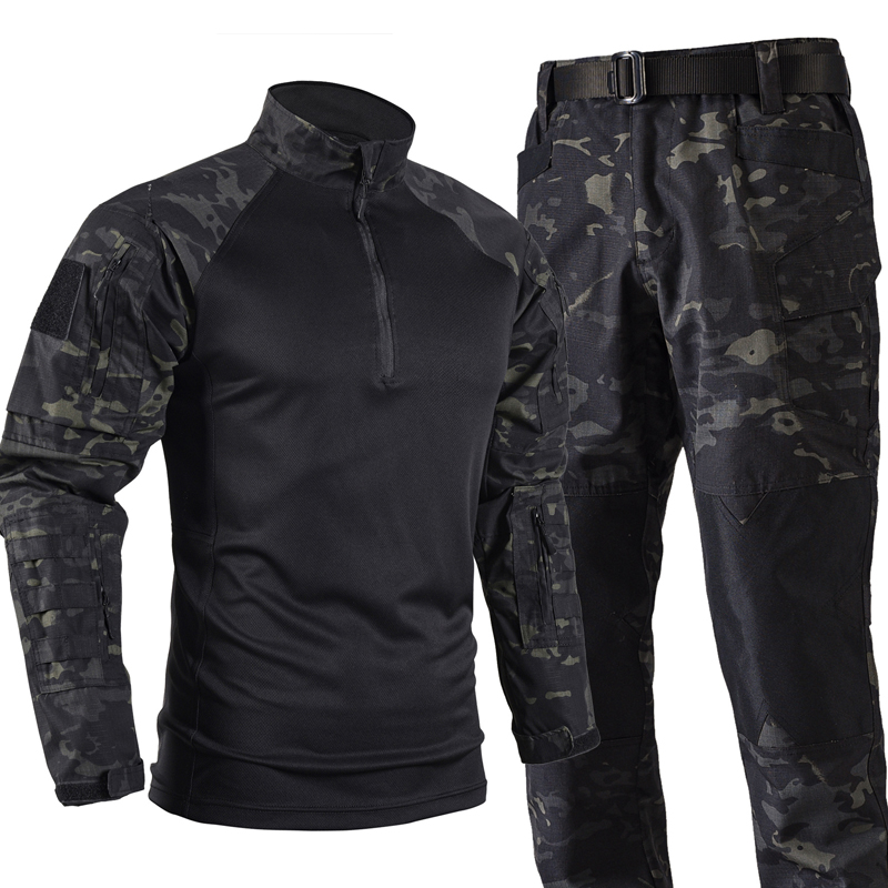 أطقم زي قتالي تكتيكي للرجال، ق - مراجعة Tactical Military Shirt Cargo وسعره
