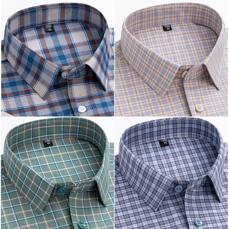 جديد 11XL 10XL قميص أكسفورد رج - مراجعة Oxford Cotton Casual Shirt Business وسعره