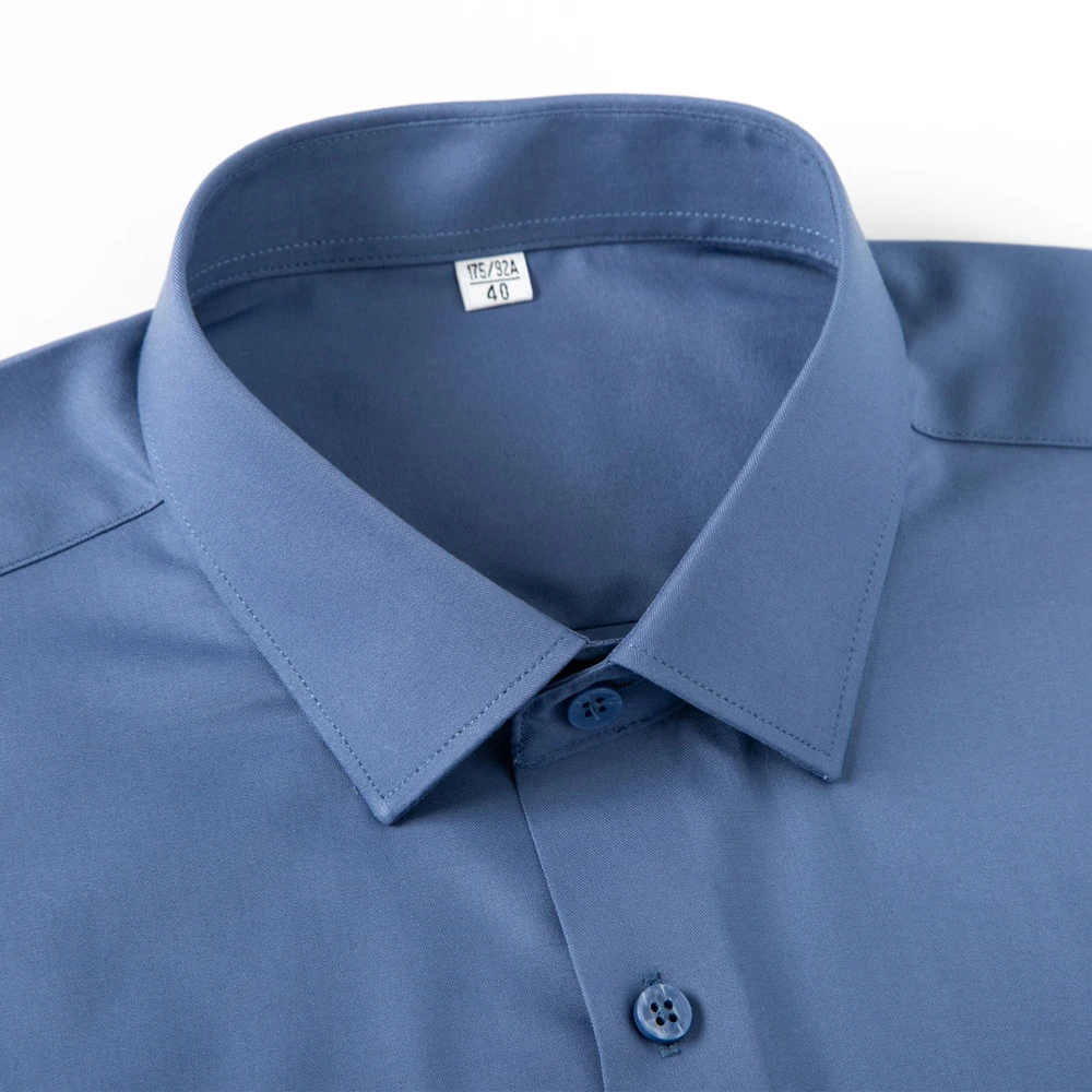 قميص رجالي طويل الأكمام بتصميم - مراجعة Breathable Bamboo Fiber Shirt Non Iron وسعره