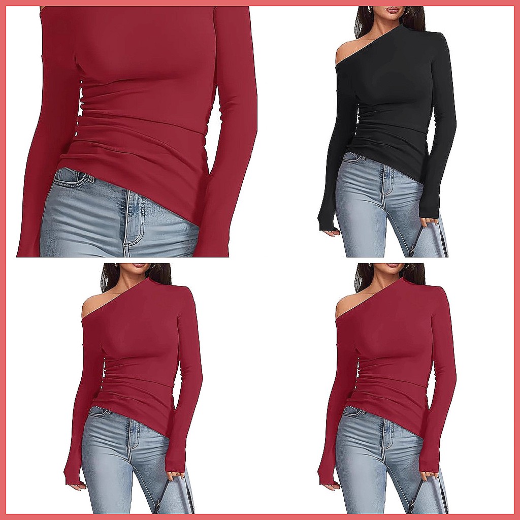 تي شيرت نسائي بأكمام طويلة وكت - مراجعة T-Shirts وسعره