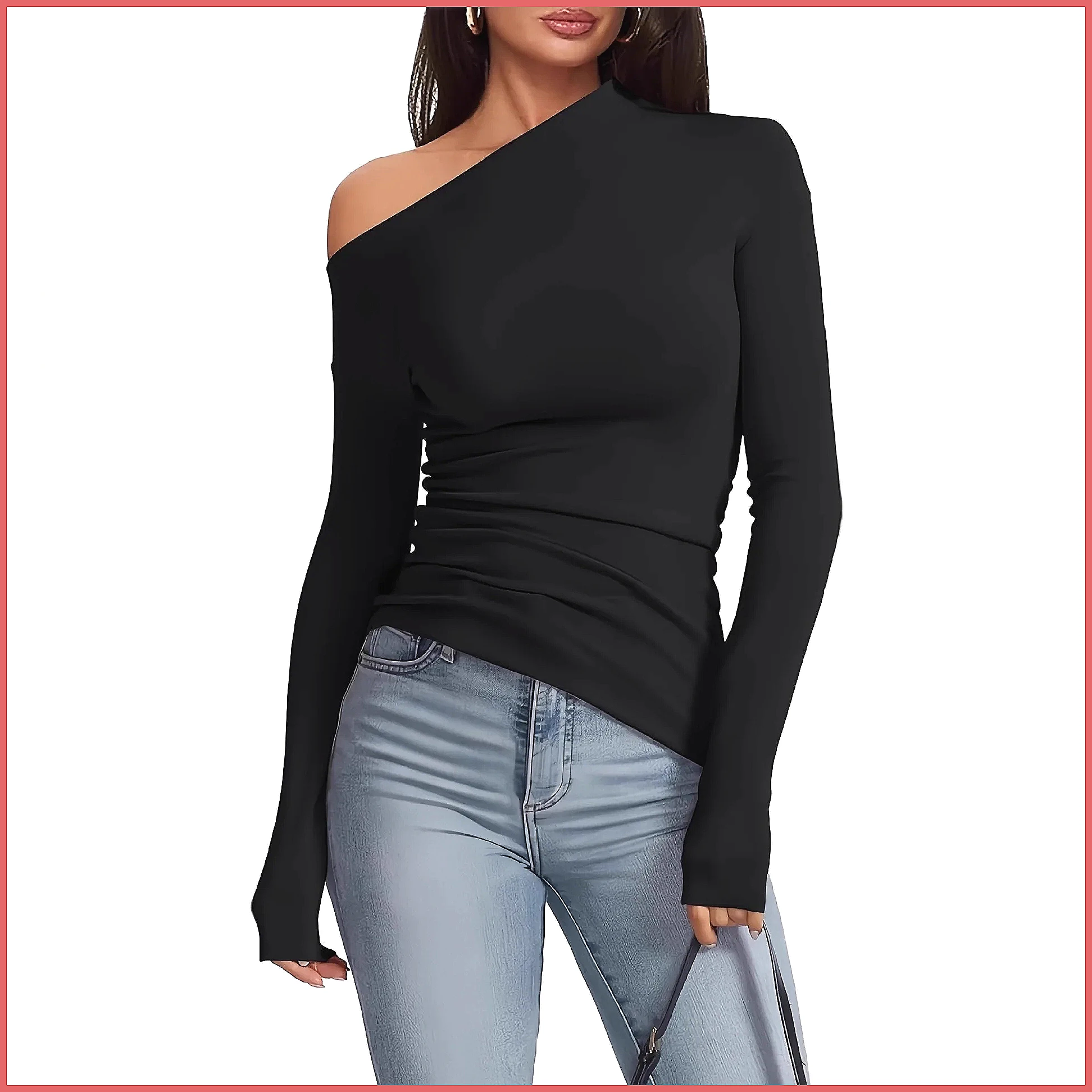 تي شيرت نسائي بأكمام طويلة وكت - مراجعة T-Shirts وسعره