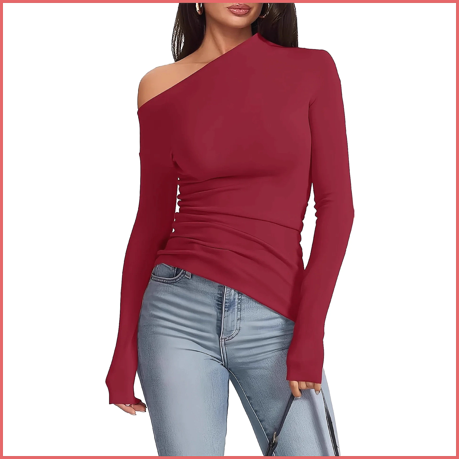 تي شيرت نسائي بأكمام طويلة وكت - مراجعة T-Shirts وسعره