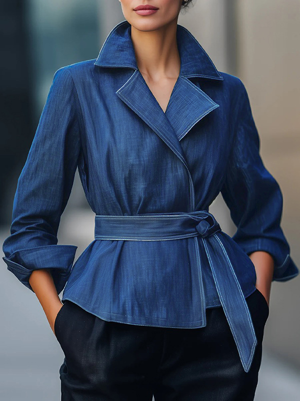 جاكيت جينز نسائي أنيق لخريف ور - مراجعة Jackets وسعره